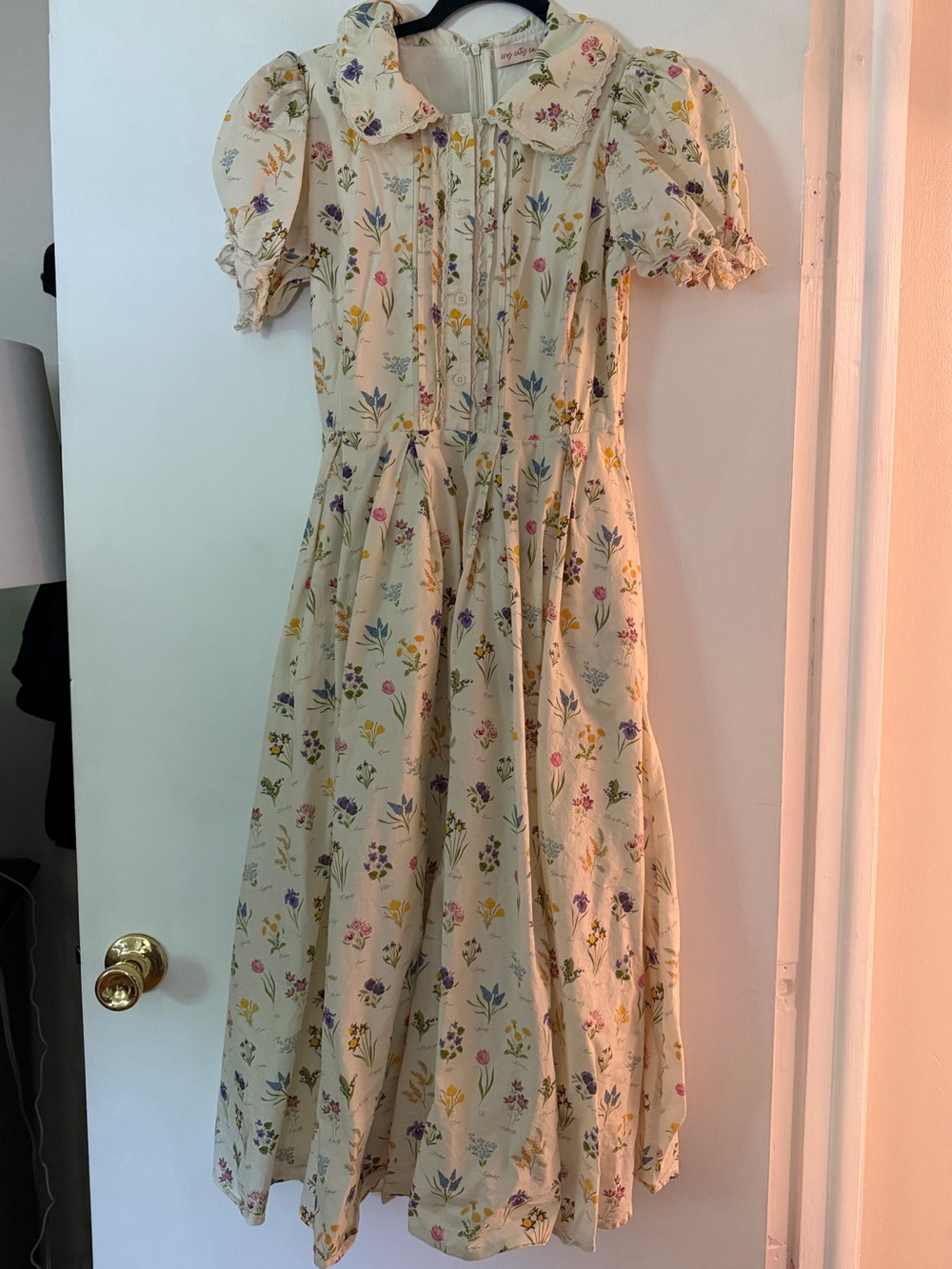 Ivy City Co Floral Cream Sophia Dress